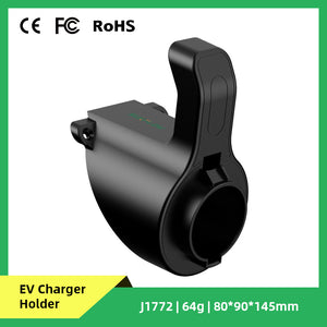 Type1 J1772  holder US universal EV Charger Cable Holder for Typle1 plug Wall-Mount EV Charging Cable hook