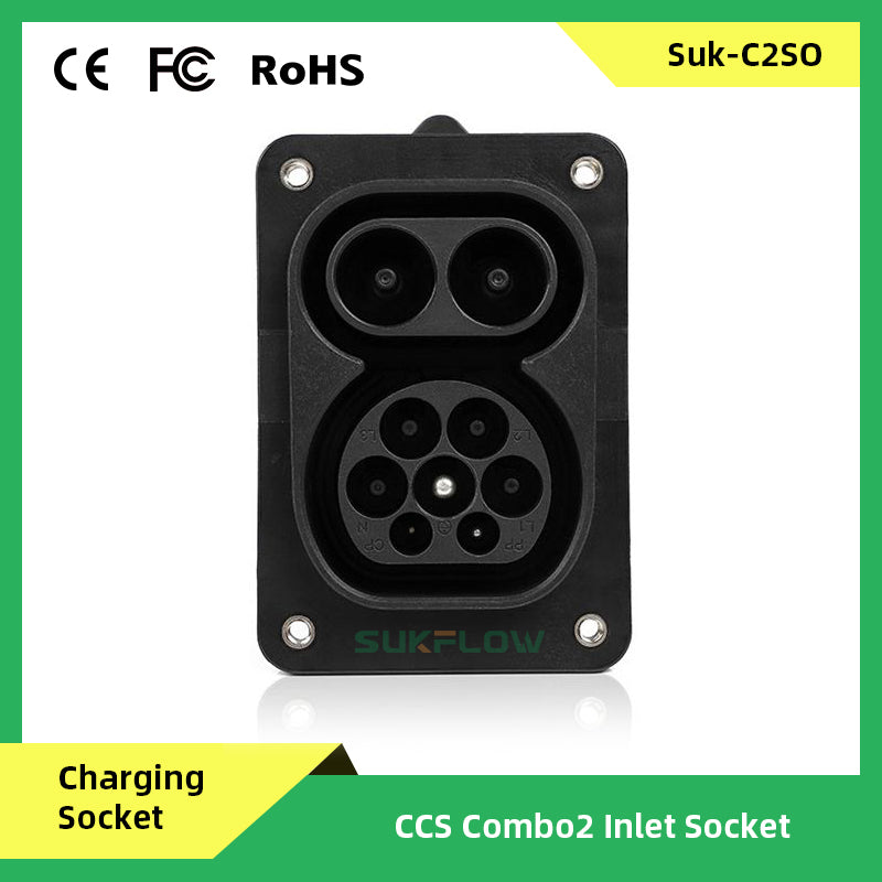 CCS Combo2 Inlet Socket JNT/ECS/DC04/80A/125A/150A/200A IEC62196 Standard