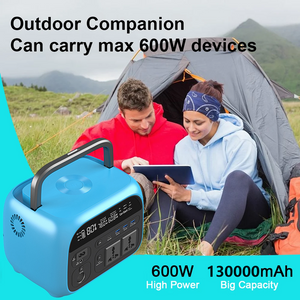 130Ah gerador de energy portable preferred for outdoor camping AC socket LiFePO4 battery 481Wh 600W - EV Globle Store