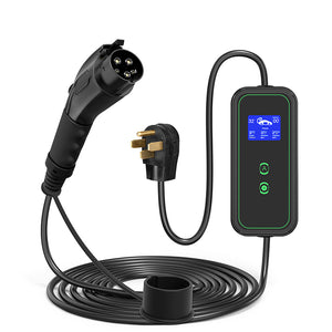 US 32A 7.0KW Portable Electric Vehicle Charger Type 1 Plug