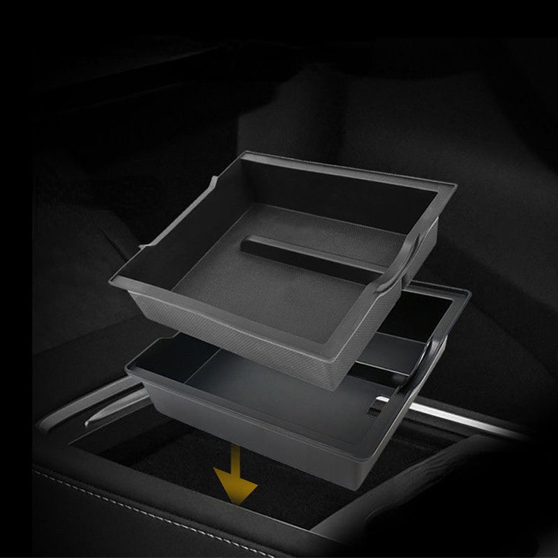 Center Console Organizer Tray for r 2021 2022 Tesla Model 3 Model Y - Front storage box (Front)