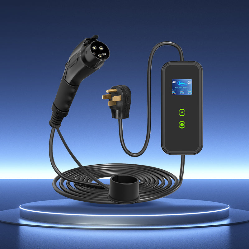 US 40A 9.6KW Portable Electric Vehicle Charger Type 1 Plug