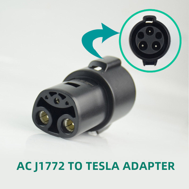 Ev Charger Chademo Adapter j1772 To Tesla Car Accessories Model y Model 3 Charging Ev Adapter Connector