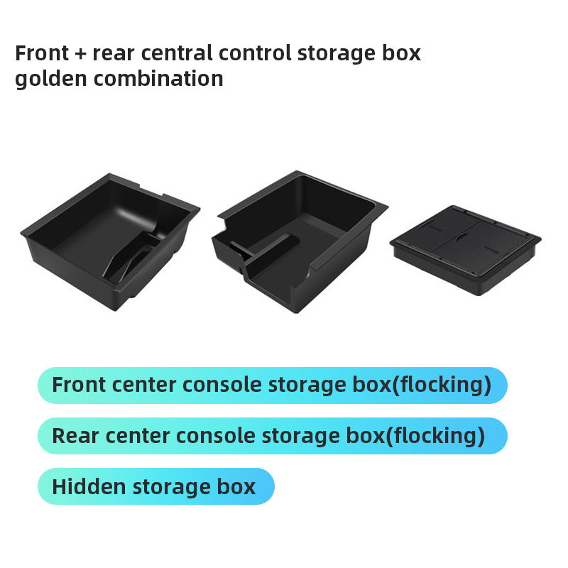 Center Console Organizer Tray  for r 2021 2022 Tesla Model 3 Model Y - Tesla hidden cover