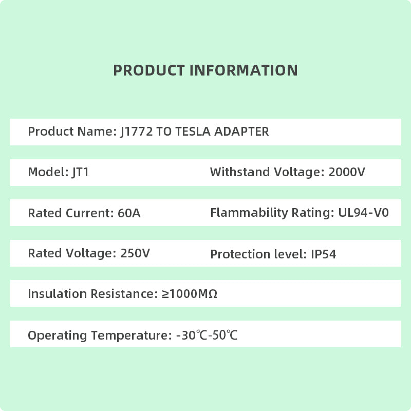 Ev Charger Chademo Adapter j1772 To Tesla Car Accessories Model y Model 3 Charging Ev Adapter Connector