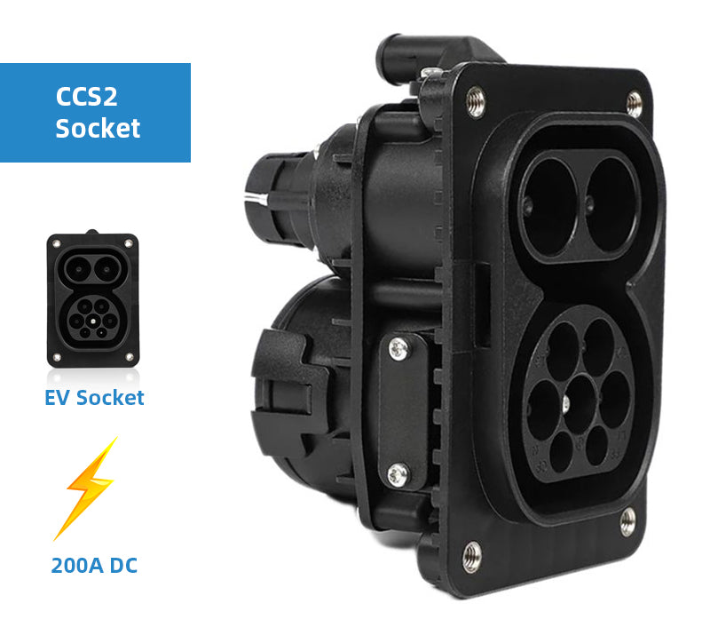 CCS Combo2 Inlet Socket JNT/ECS/DC04/80A/125A/150A/200A IEC62196 Standard