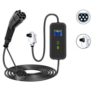 Chinese 32A 7.0KW Portable Electric Vehicle Charger GB/T Plug