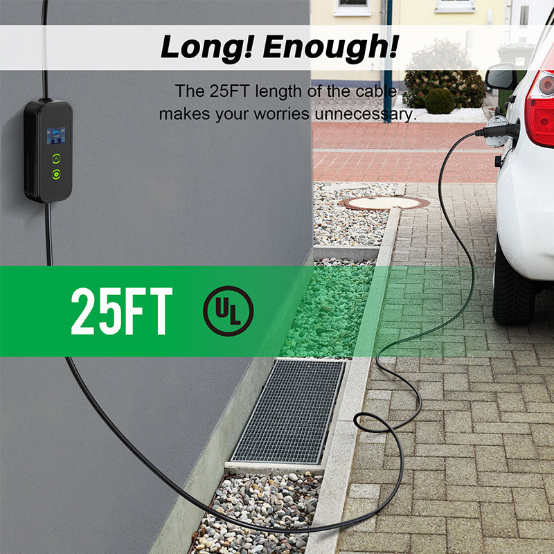 Chinese 32A 7.0KW Portable Electric Vehicle Charger GB/T Plug