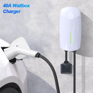 40A J1772 9.6KW EV Charger Wallbox 40A Evse Type 1 Floor Mounted Charging Station - EV Globle Store