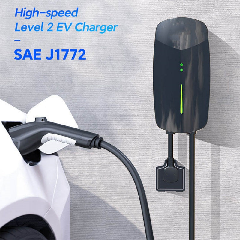 40A J1772 9.6KW EV Charger Wallbox 40A Evse Type 1 Floor Mounted Charging Station - EV Globle Store