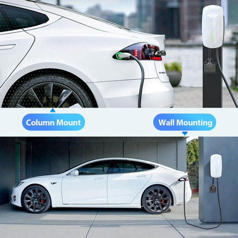 AC 240v 9.6kw 40A Level 2 EV Charger Wallbox  Charger Charging Station for Tesla - EV Globle Store