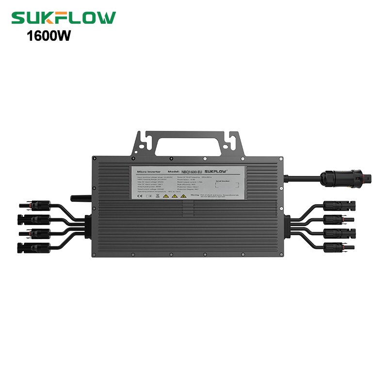 1600W SUKFLOW Efficient Cooling Micro Inverter Non-stop Stable Output
