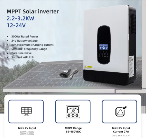 SUKFLOW High Performance 3KW Solar Inverter For Large Home Systems