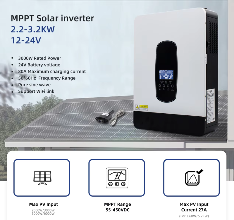 SUKFLOW High Performance 3KW Solar Inverter For Large Home Systems