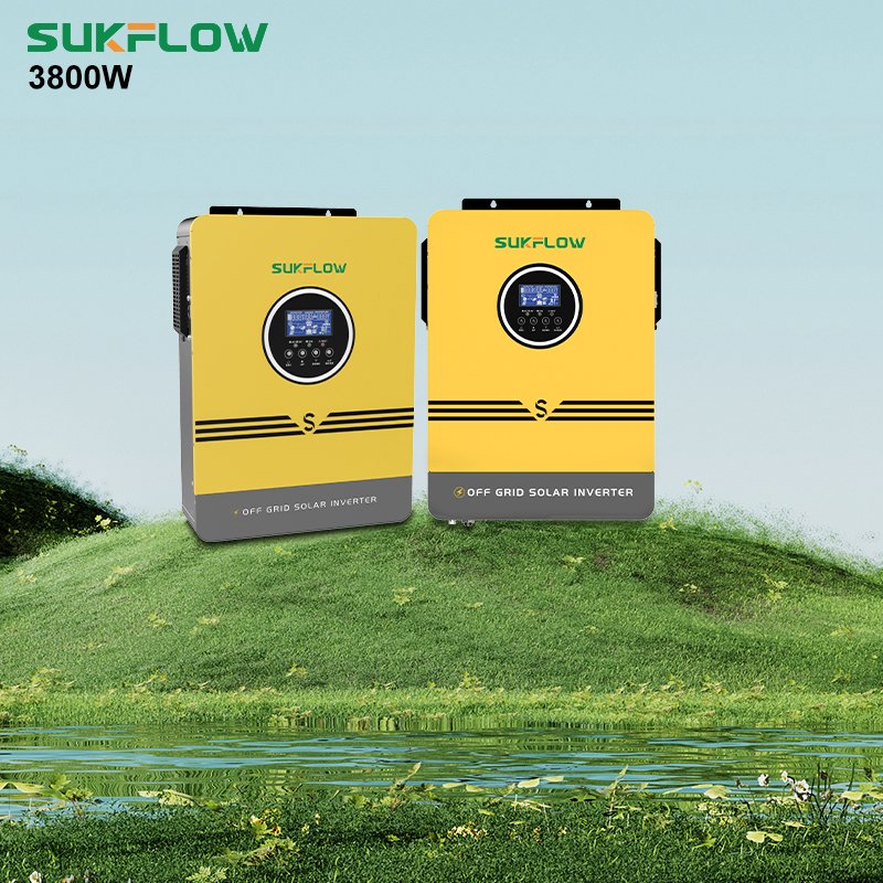 2 Off Grid Inverter 3.8KW High Power Pure Sine Wave Solar Energy System for Home Business