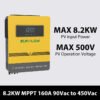 Off Grid Inverter 8.2KW High Efficiency Pure Sine Wave Solar Energy System for Home Business
