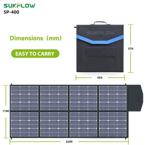 SUKFLOW 400W Monocrystalline Solar Panel For Residential Roof Installation
