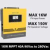 1KW High Efficiency Pure Sine Wave Solar Inverter Power System for Home Camping