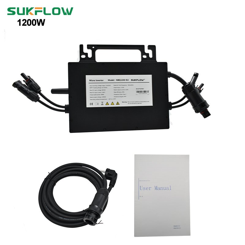3 1200W Smart Monitoring Micro Inverter Solar System Remote Control