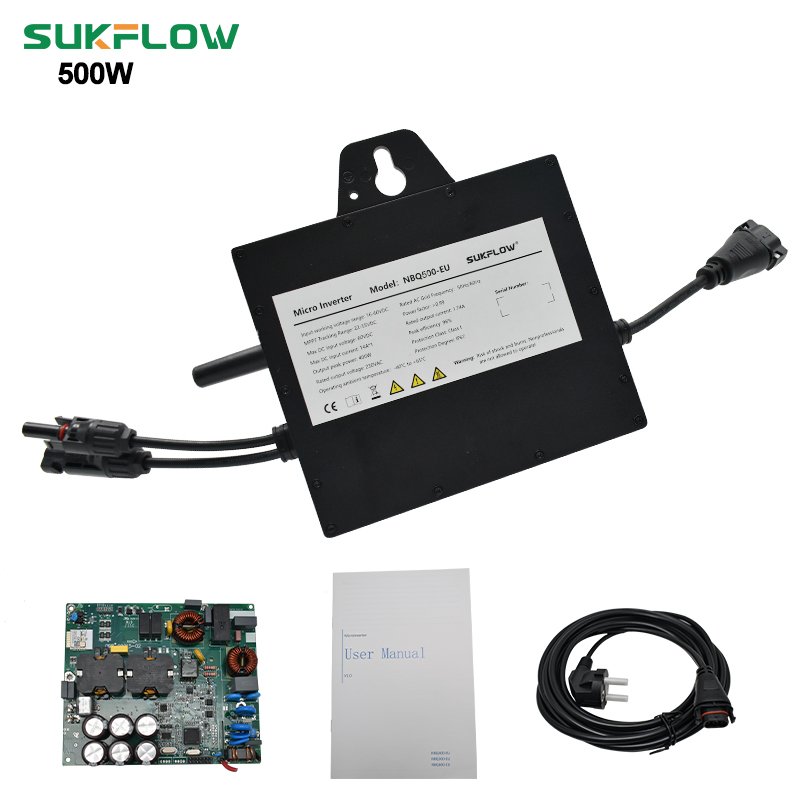 500W SUKFLOW Waterproof Micro Inverter Outdoor Camping Solar Preferred Brand