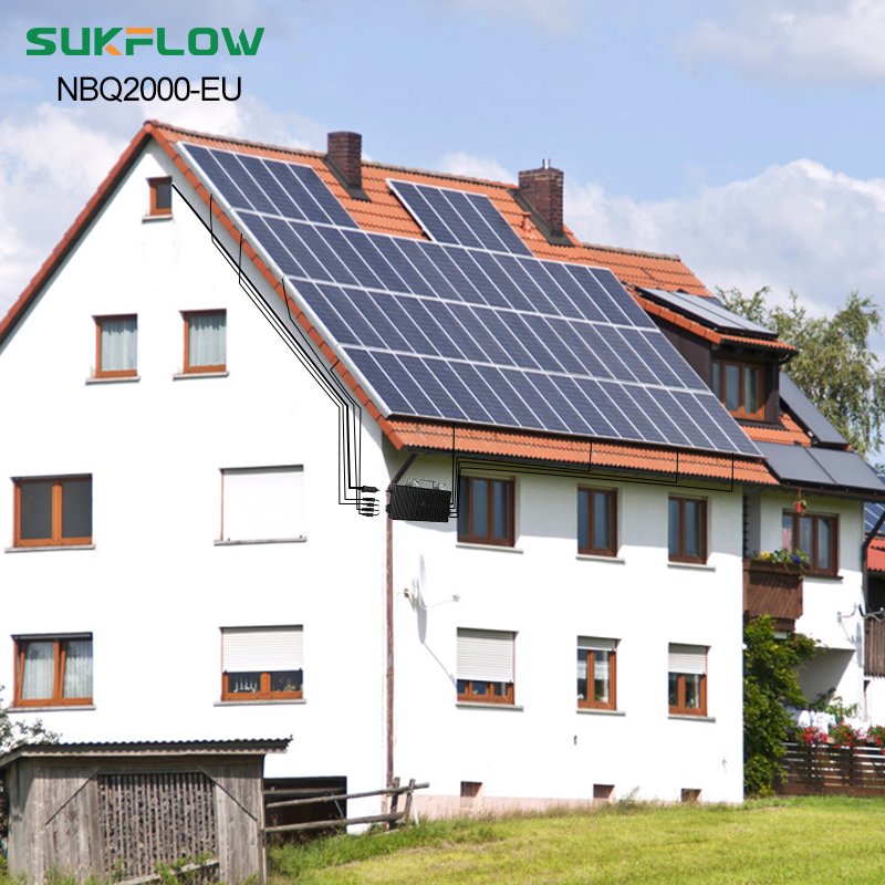 2000W Industrial Micro Inverter Large Scale Solar Project Certified