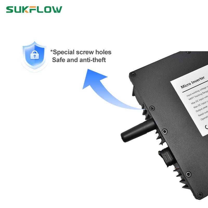 5 1200W Smart Monitoring Micro Inverter Solar System Remote Control