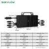 2000W Industrial Micro Inverter Large Scale Solar Project Certified
