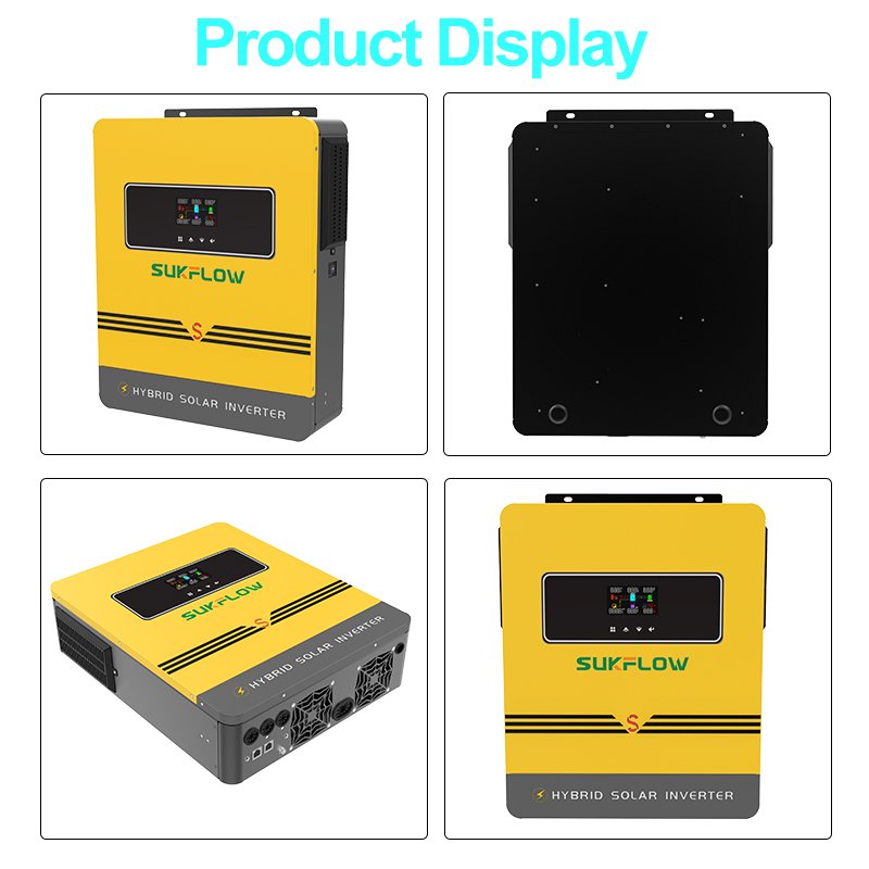 Off Grid Inverter 6.5KW Heavy Duty Pure Sine Wave Hybrid Solar System for Commercial Use