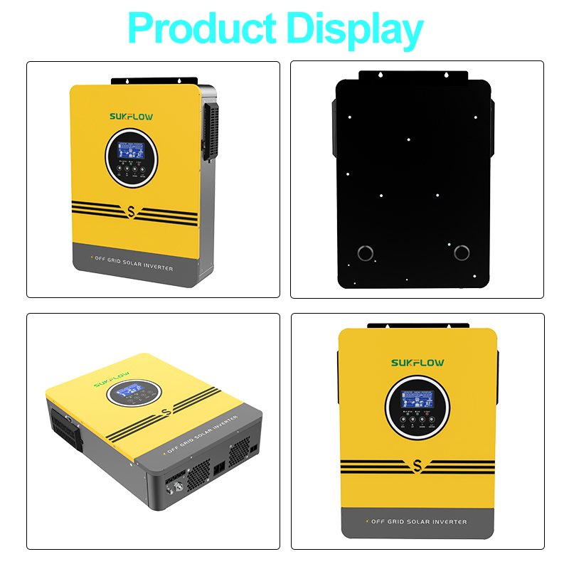 9 3KW Off Grid Inverter Heavy Duty Pure Sine Wave Hybrid Solar System for Industrial Home