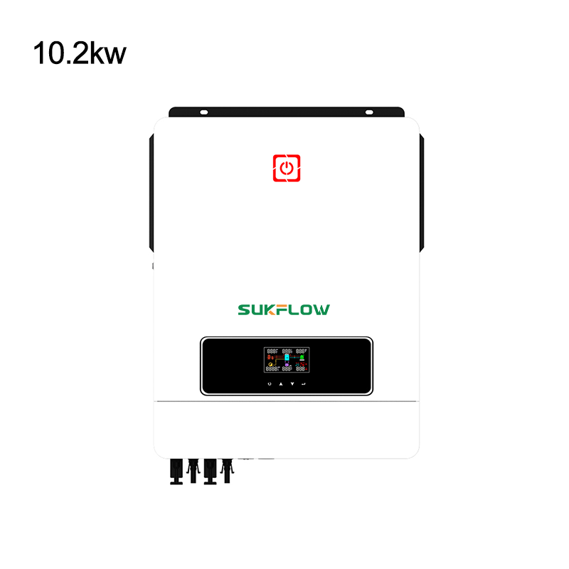 SUKFLOW Commercial 10.2KW Three Phase Hybrid Inverter For Solar Farms