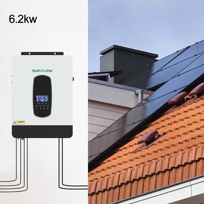 SUKFLOW Powerful 6.2KW Three Phase Inverter For Commercial Solar Systems