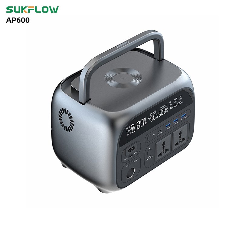 SUKFLOW 600W Solar Power Station With MPPT Charge Controller