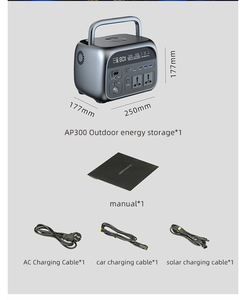 SUKFLOW 500W Portable Solar Power Station For Emergency And Camping