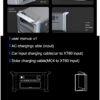SUKFLOW 1000W Portable Power Station With Solar Input For Home Backup