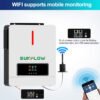 SUKFLOW Intelligent 6.5KW Hybrid Inverter With Lithium Battery Compatibility