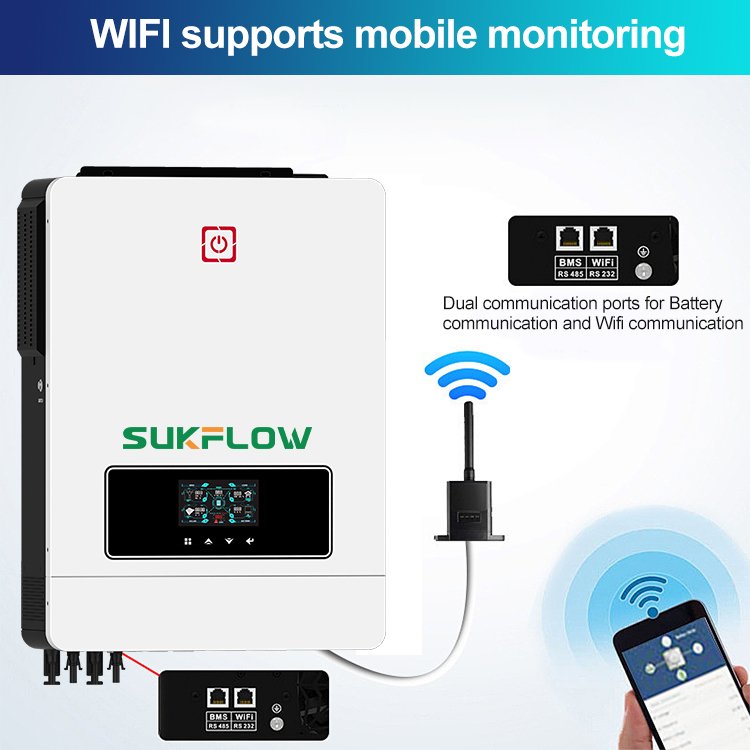 SUKFLOW Advanced 8.2KW Hybrid Inverter For Large Solar Arrays