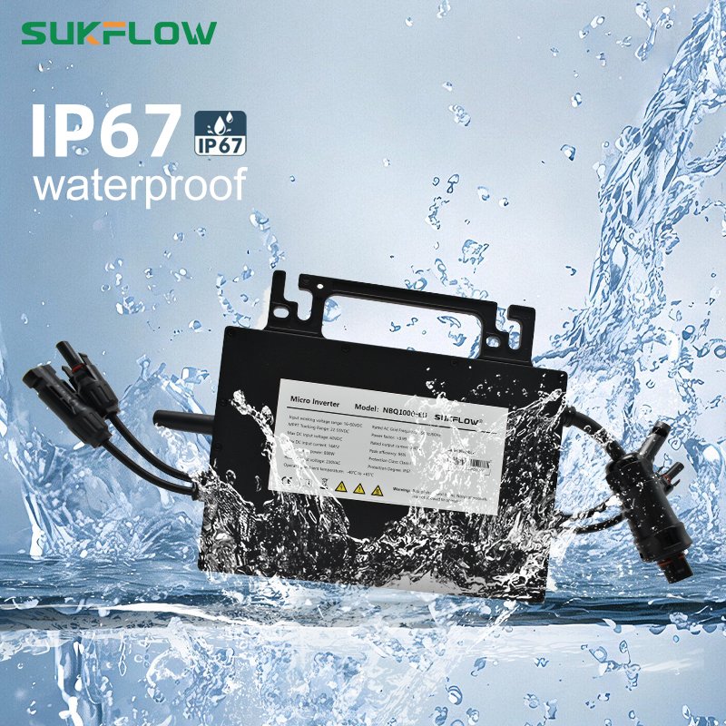 防水 1200W Smart Monitoring Micro Inverter Solar System Remote Control